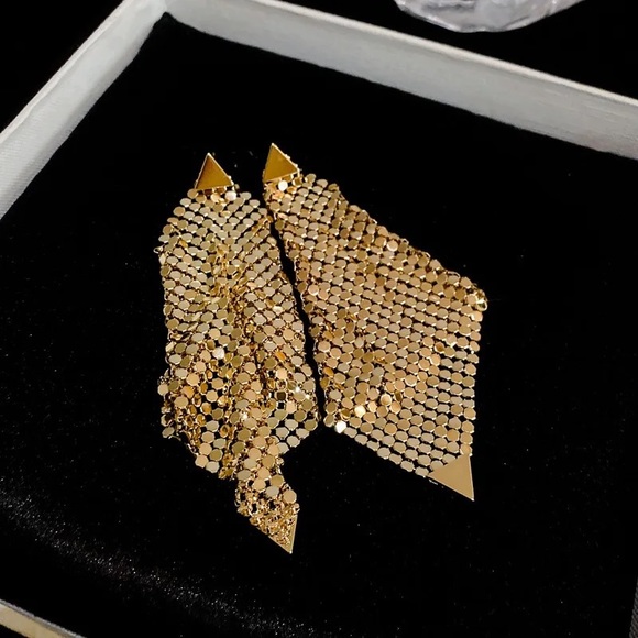 Luxury fashion designer earrings tassel - Picture 4 of 12